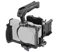 SMALLRIG HawkLock Cage Kit pour Nikon ZR V-Mount - 6113 | Plaque de batterie à monture V, poignée supérieure, serre-câble HDMI, fixation rapide intégrée pour Arca.