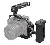 SMALLRIG HawkLock Kit de Cage à Dégagement Rapide pour Sony Alpha 7 V/7R V/7 IV/7S III/1/7R IV, Cage Complète avec Poignée Supérieure et Latérale, Serre-Câble (Version Améliorée) - 3669D
