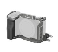 SMALLRIG HawkLock Kit de Cage pour Sony ZV-E10 II - 4949 | Serre-câble HDMI, poignée ergonomique en silicone, plaque QR pour Arca, prise QD.