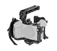 SMALLRIG Kit Cage FX2 avec Plaque de Montage en V, Poignée Supérieure, Pince HDMI et Dragonne, Interfaces d'Extension Multiples Intégrées, Plateforme Avancée pour Sony FX2-5590