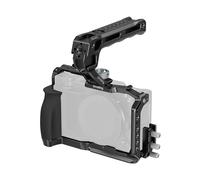 SmallRig Kit Cage pour Nikon ZR, Cage complète avec Grip en Silicone, poignée supérieure pour Arri, Serre-câble HDMI, Griffe Porte-Accessoires intégrée et Plateau à dégagement Rapide pour Arca - 5647