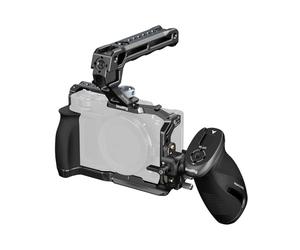 SMALLRIG Kit Cage pour Nikon ZR, Cage complète avec Rail NATO Rotatif, poignée latérale, poignée supérieure pour Arri et Serre-câble HDMI, Griffe intégrée et Plateau Rapide pour Arca - 5468