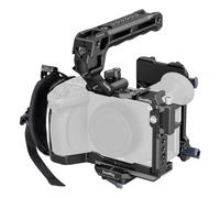 SMALLRIG Kit Cage pour Sony FX2, Plaque en V, Poignée Supérieure - 5590 | Plateforme avancée pour Sony FX2. Interfaces d'extension multiples intégrées. Dragonne incluse.