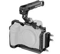 SMALLRIG Kit de Cage pour Nikon Z6III - 4520 | Poignée supérieure, serre-câble, alliage d'aluminium, conception anti-torsion, plaque QR pour Arca
