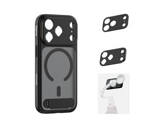 SMALLRIG Kit de Coques FilMov pour iPhone 17 Pro Max, Coque Magnétique avec Béquille Réglable, Plaque Arrière pour Objectif et Support MagSafe, Stabilisateur pour Téléphone, DJI, Insta360-5551