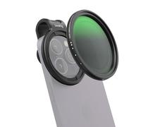 SMALLRIG Kit de Filtre ND Variable Magnétique 52 mm, ND2-ND32 (1-5 arrêts) Filtre VND avec Anneau de Filtre Magnétique Universel, Kit de Filtre à Densité Neutre en Verre Optique No X Cross HD - 4387