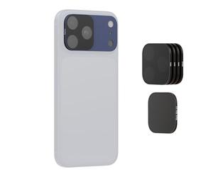 SMALLRIG Kit de filtres carrés ND et Black Mist pour iPhone 17 Pro, filtres magnétiques avec Support, Filtre de Diffusion Black Mist 1/4/ND2/ND4/ND8/ND16/ND32, Lot de 6, Bleu - 6073