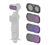 SMALLRIG Kit de filtres pour Insta360 Luna Ultra,ND16, ND64, ND128, CPL | Filtres en verre optique multicouches, contrôle précis de la lumière, réduction des reflets, avec chiffon de nettoyage - 6688