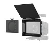 SMALLRIG Kit de Matte Box avec Filtres Appareil Photo CPL et VND, Pare-Soleil et Drapeau Supérieur, 2 Cadres de Filtre 4x5,65", 4 Adaptateurs Filetés, Filtres CPL 1 et 2, sans Vignettage - 5011