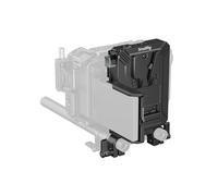 SMALLRIG Kit de Plaque de Batterie V Mount pour Tiges LWS de 15 mm, Support vidéo Tout-en-Un avec Double Pince, Protection d'Ecran LCD et Clips de Câble, Alimentation D-Tap et USB-C pour Caméra