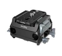 SMALLRIG Kit de Plaque de Montage pour MFT avec Pince Double Tige 15 mm, Pince réglable Compatible avec Les plaques de Type 501, incluant Une Plaque de dégagement Rapide - 5366