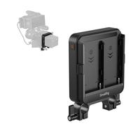 SMALLRIG Kit de Plaque Double pour Batteries NP-F, Compatible avec Les tiges LWS de 15 mm, Alimentation avec Ports D-Tap, DC et USB-C, Plaque de Montage adaptatrice pour Batteries NP-F550-5537