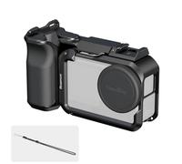 SMALLRIG Kit de poignée pour DJI Osmo Action 6 avec Cage en métal - 6037 | poignée pour Photographie de Rue pour DJI Action 6 avec Bouton d'obturation, Patte de Fixation, Sangle de Poignet, Protection