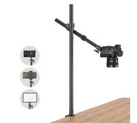 SMALLRIG Kit de Support de Bureau, Support de Bureau pour Bras de Caméra avec Rotule à 360°, Support de Montage pour Caméras, Téléphones Portables, Lumières, Microphones - 4938