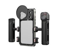 SMALLRIG Kit Double Poignée Mobile pour iPhone 18 Pro - 6902 | Kit Vidéo Mobile Pro avec Cage Smartphone, Poignée à Contrôle Sans Fil, Écosystème SR-MicroSlide, Enregistrement & Streaming