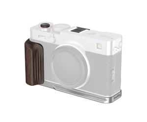 SmallRig L-Shaped Mount Plate with Wooden Handle for Fujifilm X-E5 Ebony Silver 6236