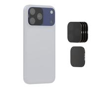 SMALLRIG Lot 6 Filtres Carrés ND pour iPhone 17 Pro Max - 6076 | Magnétique. Support de Base Inclus. Black Mist 1/4, ND2, ND4, ND8, ND16, ND32. Couleur Bleu.