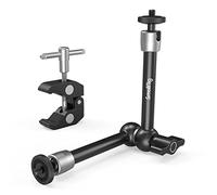 SMALLRIG Magic Arm Super Clamp Bras Magique Longueur 10" - 2732B | Bras à friction réglable, Vis 1/4", Pour moniteur LCD, lumières LED,Bras Appareil Photo