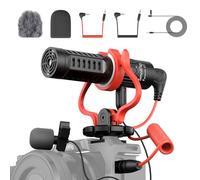 SMALLRIG Microphone Vidéo Universel avec Support Antichoc, Pare-Brise, Micro Compact sur Caméra pour Caméra Reflex Numériques et Caméscopes, pour Smartphones 3468