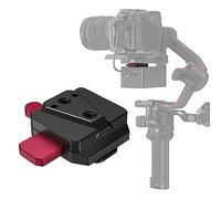 SMALLRIG Mini V Mount Battery Plate pour DJI RS 5 / RS 4 Pro/RS 4-4189 | V-Lock, cold shoe, trous filetés 1/4"-20, pour batterie NP-F