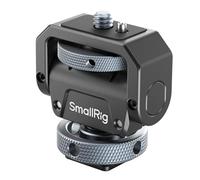 SMALLRIG Moniteur Mount Lite avec Cold Shoe, Pivotant 360° et Porte-Tige d'Inclinaison de 180°, Une Capacité de Charge Maximale de 3,2 kg de 90° Inclinaison - 3809