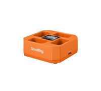 SMALLRIG NP-FW50 Chargeur de Batterie à 4 Canaux pour Sony, Charge Rapide PD45W (2 h), Indicateur LED, Compatible avec Sony A6000, A6100, A6300, A6400, ZV-E10, A7, A7S, A7R, A7SII, A7RII, A5000-5749