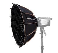 SMALLRIG Parabolic Softbox (LA-D65), Boîte Souple à Dégagement Rapide de 65 cm pour Lampes COB à Monture Bowens - 4157