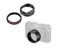 SMALLRIG Pare-Soleil pour Fujifilm X100VI/X100V, Noir - 5848 | Alliage d'aluminium, protection anti-rayures, compatible avec les filtres, traitement anti-reflets