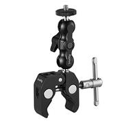 SMALLRIG Pince à Rotule Multifonctionnelle Adaptateur Double Ball avec Rod Clamp et 1/4'' Vis Standard 2164