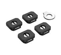 SmallRig Plaque de Fixation Magnétique pour Caméra avec Griffe Porte-accessoires Universelle (4 pièces), Quatre vis 1/4"-20 et une Clé Plate incluses, Aimant N52 Intégré pour DJI Mic 2 - 5472