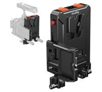 SMALLRIG Plaque de Montage de Batterie V-Mount avec Gestion Intelligente de l'alimentation, Ports D-Tap et BP pour l'alimentation de Plusieurs Batteries, pour Tige 15 mm, Protecteur d'écran - 5881