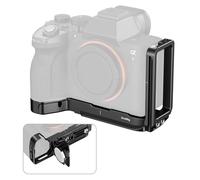 SMALLRIG Plaque de Montage en L pour Sony Alpha 7 V / 7R V / 7 IV, Emplacement Intégré pour AirTag, Plaque Latérale Rétractable de 24 mm, avec Plaque de Dégagement Rapide pour Arca-Swiss - 6034