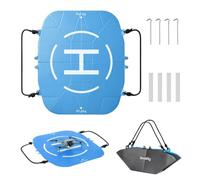 SMALLRIG Plateforme d'Atterrissage Pliable pour DJI Drones | Résistante au Vent avec Piquets de Sol, Autocollants Réfléchissants pour la Nuit, Sac de Transport, Plateforme d'Atterrissage