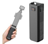 SMALLRIG Poignée d'alimentation Osmo Pocket 4P/4/3 pour DJI, Batterie 5000 mAh avec Charge Rapide 20 W, Connexion Audio directe pour Micro sans Fil, Filetage 1/4" pour trépied/Perche à Selfie - 5705