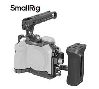 SmallRig - poignée de Cage de caméra, trous d'extension de 1/4 pouces, chaussure froide pour Sony A7RV A7RIV A7IV A7SIII A1 3667 3668 3669 CageWithHandle 3668