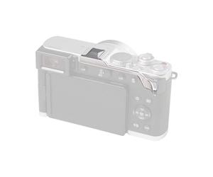 SMALLRIG Poignée de Pouce avec Couvercle de Sabot de Flash pour Panasonic LUMIX L10, LUMIX L10 Repose-Pouce avec Coussinets en Silicone intégrés et Fente Amovible (Argent) - 5703