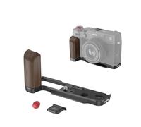 SMALLRIG Poignée en L en Bois pour Fujifilm X100VI/X100V, Argent - 4805 | Plaque de dégagement rapide intégrée pour Arca, avec obturateur et couvercle de sabot