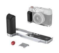 SMALLRIG Poignée en L pour FUJIFILM X100VI / X100V - 4555B | Plaque QR intégrée pour Arca, poignée latérale légère en silicone, bouton d'obturation, hot shoe cover.