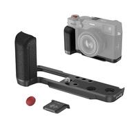 SMALLRIG Poignée en L pour FUJIFILM X100VI / X100V - 4556B | Plaque QR intégrée pour Arca, poignée latérale légère en silicone, bouton d'obturation, hot shoe cover. Noir.
