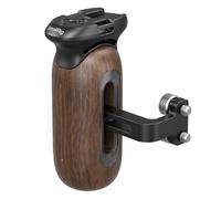 SMALLRIG Poignée Latérale en Bois pour Cages d'Appareil Photo avec Trous Filetés 1/4"-20, Poignée Ergonomique Côté Gauche ou Droit, Réglage Vertical 28 mm, Capacité de Charge 15 kg / 33,1 LB - 5237