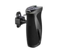 SMALLRIG Poignée latérale rotative avec pince à dégagement rapide NATO "HawkLock" H21, inclut un rail NATO H21, ajustable à 360°, charge de 15 kg / 33 lb, grip ergonomique en silicone - 6405