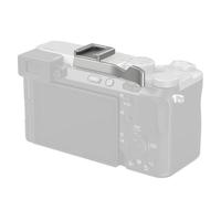 SMALLRIG Poignée Pouce pour Sony A7C II/7CR Argent Poids 8g - 4818 | Griffe froide intégrée pour lumière/microphone. Design ergonomique, seulement 8 g. Finition argent.