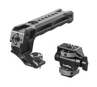SMALLRIG Poignée Supérieure Moniteur pour ARRI Pivot 360° - 5322 | Kit montage pour moniteur. 5 griffes intégrées. Trous de positionnement 3/8"-16 pour ARRI.