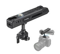 SmallRig Poignée supérieure rotative avec pince NATO, poignée supérieure légère NATO pour cage d'appareil photo, capacité maximale 15 kg, rotation à 360°, avec support de griffe et trous filetés de