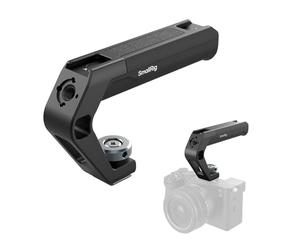 SMALLRIG Poignée Supérieure Ultra-Légère pour Griffe Flash, Poignée Compacte de 113 g, avec Trou de Positionnement pour Arri et Deux Fixations pour Griffe Flash, pour Caméra et Cage - 5976
