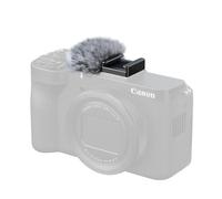 SMALLRIG PowerShot V1 Furry 5989 Adaptateur de sabot froid avec manchon de vent pour Canon PowerShot V1, réduction du bruit du vent, support de chaussure froide compatible avec les lumières de