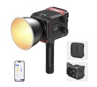 SMALLRIG RC 100B Lampe Vidéo COB Bicolore 2700K-6500K, USB-C PD - 4894 | Avec Poignée. Contrôle par Application pour Photographie et Studio Photo. Version Mobile.