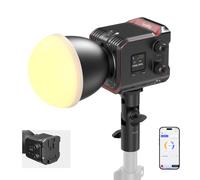 SMALLRIG RC 100B Lampe Vidéo COB, Lampe Vidéo Bicolore 2700K-6500K, Charge Rapide Type-C PD, Plaque de Batterie Intégrée, Lampe avec Contrôle par APP pour la Photographie et Le Studio Photo - 4893