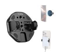 SMALLRIG SSD Support Magnétique pour MagSafe, Serrage 45-70 mm - 5157 | Filetage 1/4"-20 et griffe froide. Pour Samsung T3/T5, SanDisk, Crucial et iPhone.