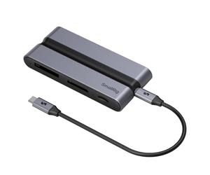 SMALLRIG Station d'accueil pour Lecteur de Cartes 9 en 1 CFexpress Type B avec USB3.2 (Gen 2) 10 Gbps, Lecteurs SD/TF/CFexpress Type B, Ports USB-A/USB-C/HDMI/Gigabit Ethernet - 4662